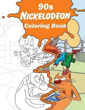 90s Nickelodeon Coloring Book: Splat Coloring Book