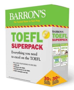 TOEFL IBT Superpack: 4 Books + Practice Tests + Audio Online