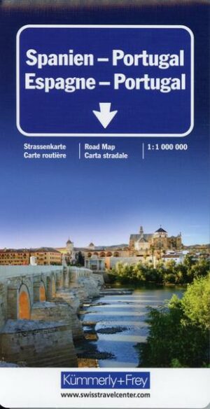 Spanien - Portugal Strassenkarte 1:1 000 000