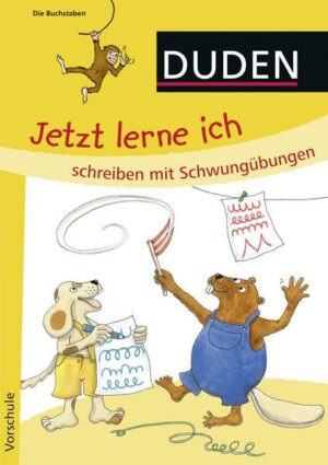 Duden: Jetzt lerne ich schreiben mit Schwungübungen (Heft)