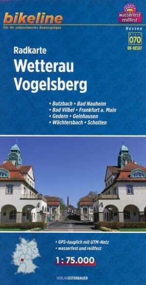 Bikeline Radkarte Deutschland/Wetterau Vogelsberg