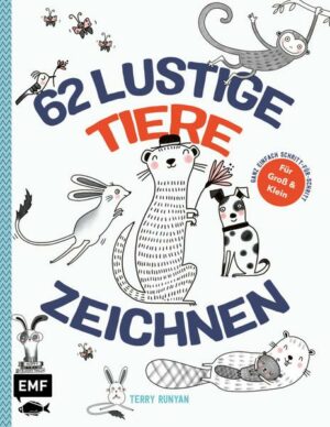 62 lustige Tiere zeichnen – Für Groß und Klein!