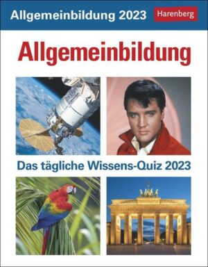 Allgemeinbildung Tagesabreißkalender 2023