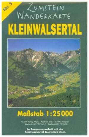 Zumstein Wanderkarte Kleinwalsertal