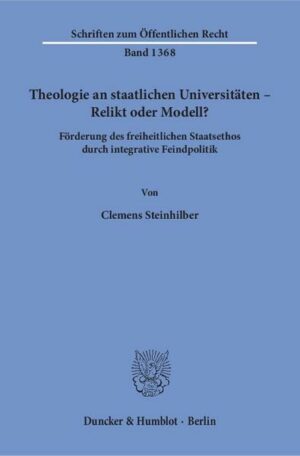 Theologie an staatlichen Universitäten – Relikt oder Modell?