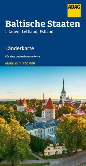 ADAC LänderKarte Baltische Staaten 1:700 000