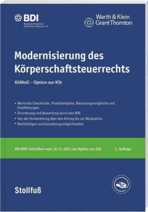 Modernisierung des Körperschaftsteuerrechts