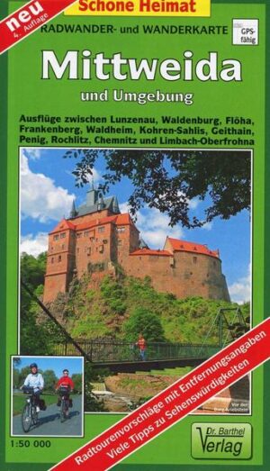 Radwander-und Wanderkarte Mittweida und Umgebung 1 : 50 000