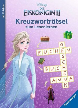 Disney Die Eiskönigin 2: Kreuzworträtsel zum Lesenlernen