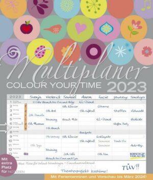 Multiplaner - Colour your time 2023