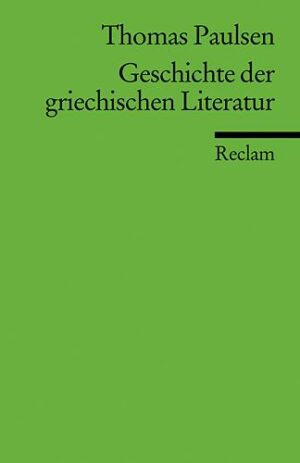 Geschichte der griechischen Literatur