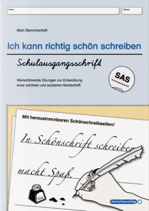 Ich kann richtig schön schreiben - Schulausgangsschrift SAS