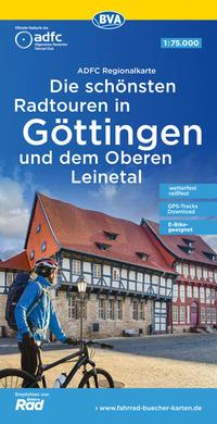 ADFC-Regionalkarte Die schönsten Radtouren in Göttingen und dem Oberen Leinetal 1:75.000