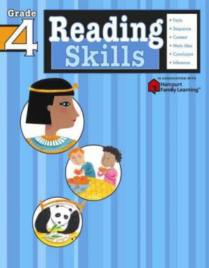 Reading Skills: Grade 4 (Flash Kids Harcourt Family Learning)