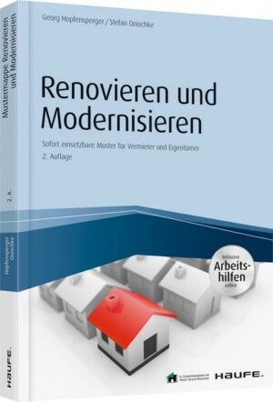 Renovieren und Modernisieren - inkl. Arbeitshilfen online