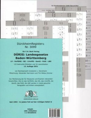 DürckheimRegister® für DÜRIG: BADEN-WÜRTTEMBERG 2022