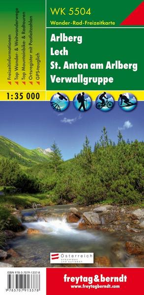 Arlberg - Lech - St. Anton am Arlberg - Verwallgruppe 1 : 35 000