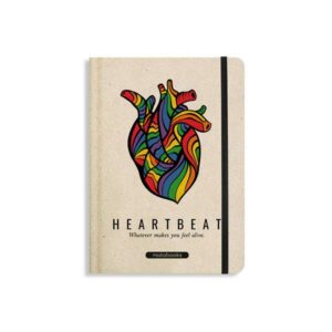Pride Collection Nari Notizbuch A5 'Heartbeat' (punktiert