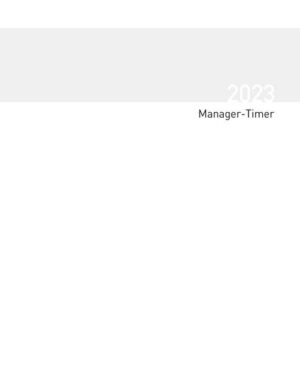 Buchkalender Manager-Timer Einlage 2023