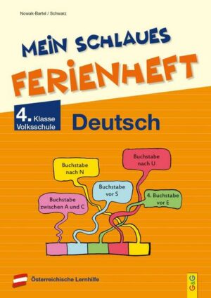 Mein schlaues Ferienheft Deutsch - 4. Klasse Volksschule