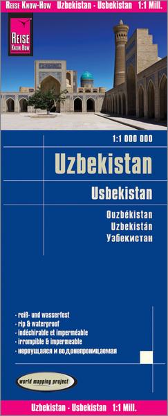Reise Know-How Landkarte Usbekistan (1:1.000.000)