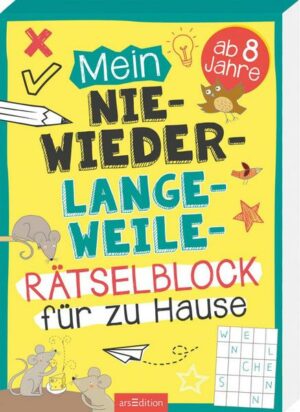 Mein Nie-wieder-Langweile-Rätselblock für zu Hause