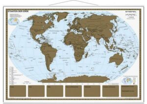 Stiefel Rubbelkarte Staaten der Erde