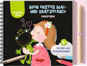 Mein erstes Mal- und Kratzelbuch Prinzessin