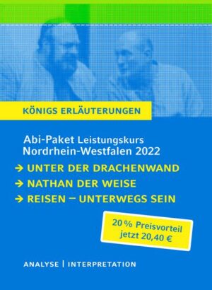 Abitur Deutsch NRW 2022 LK - Königs Erläuterungen-Paket