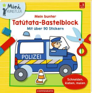 Mein bunter Tatütata-Bastelblock
