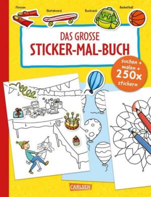 Das große Sticker-Mal-Buch