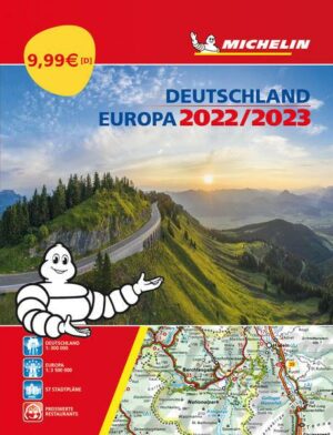 Michelin Straßenatlas Deutschland & Europa 2022/2023