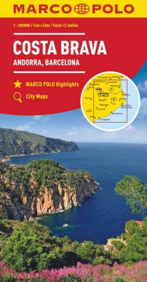 MARCO POLO Regionalkarte Spanien: Costa Brava