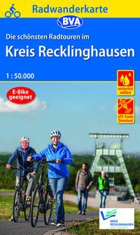 Radwanderkarte BVA Die schönsten Radtouren im Kreis Recklinghausen