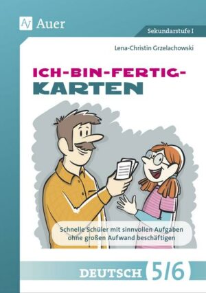 Ich-bin-fertig-Karten Deutsch Klassen 5/6