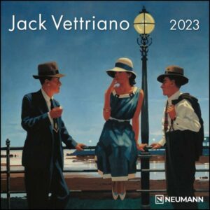 Jack Vettriano 2023 - Wand-Kalender - Mini-Broschürenkalender - 17
