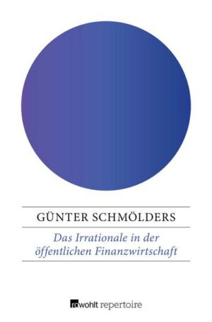 Das Irrationale in der öffentlichen Finanzwirtschaft