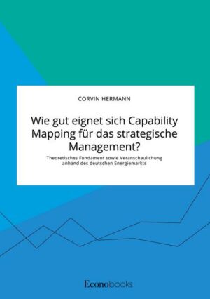 Wie gut eignet sich Capability Mapping für das strategische Management? Theoretisches Fundament sowie Veranschaulichung anhand des deutschen Energiema