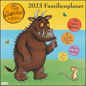 Grüffelo 2023 Familienplaner - Familien-Timer - Termin-Planer - Kinder-Kalender - Familien-Kalender - 30x30