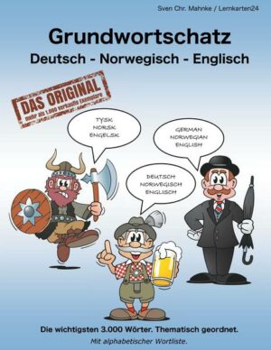 Grundwortschatz Deutsch - Norwegisch - Englisch