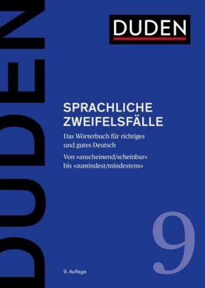 Duden  Sprachliche Zweifelsfälle