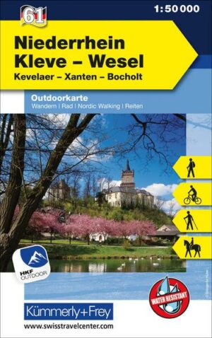 KuF Deutschland Outdoorkarte 61 Niederrhein