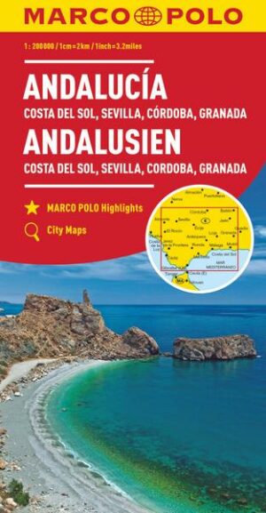 MARCO POLO Regionalkarte Spanien: Andalusien