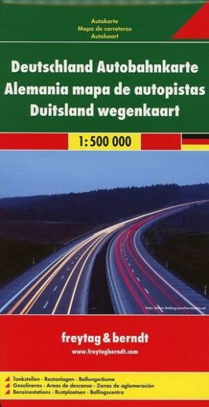 Deutschland Autobahnkarte 1 : 500 000