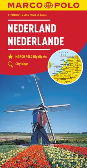 MARCO POLO Karte Niederlande 1:200 000