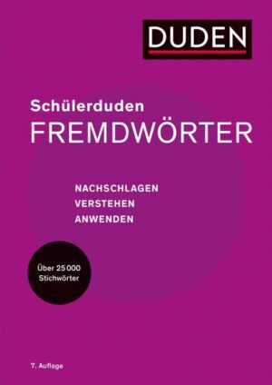 Schülerduden Fremdwörter