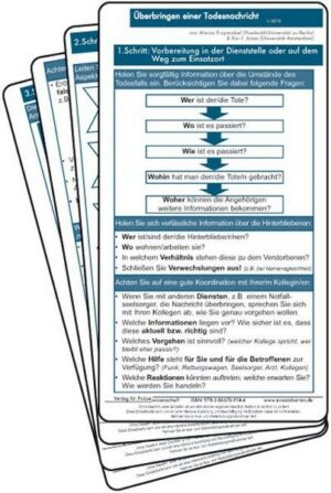 Einsatzkarte Überbringen einer Todesnachricht
