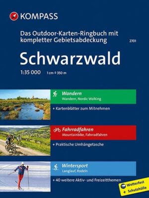 KOMPASS Outdoor-Karten Ringbuch Schwarzwald