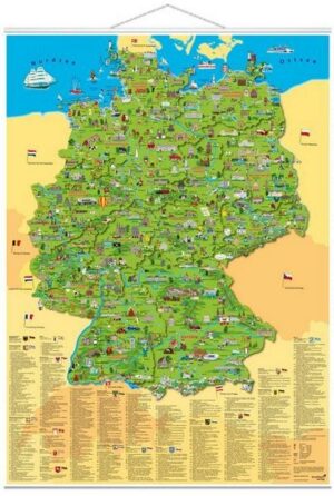 Illustrierte Deutschlandkarte