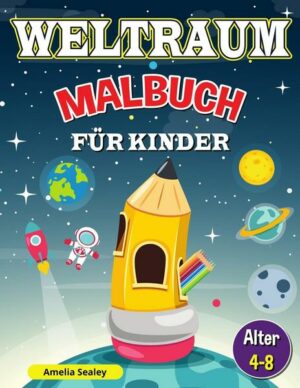 Weltraum-Malbuch für Kinder